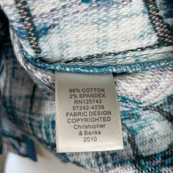 Christopher & Banks Snap Down Top Size M EUC - Picture 8 of 8